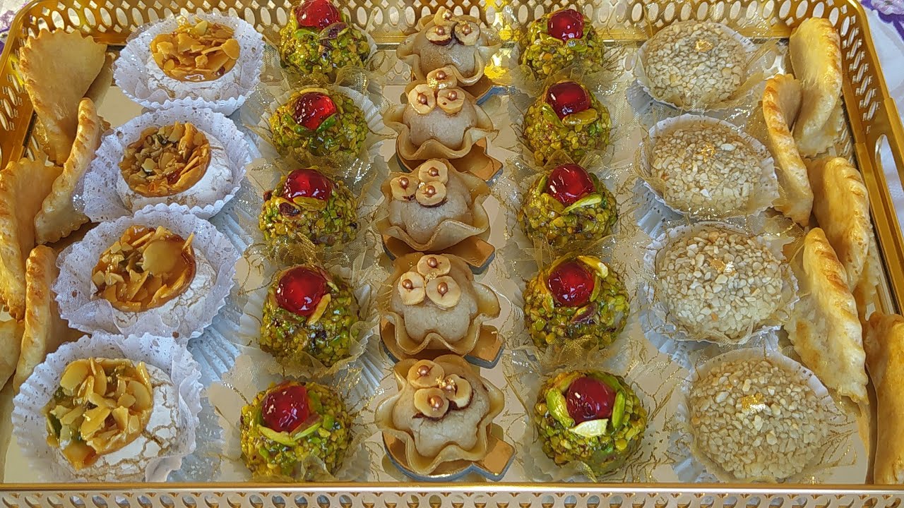 حلويات اللوز بريستيج 2023🤩بنصف كيلو لوز حضري أروع بلاطو العيد أشكال جد راقية ومذاقات خطيرة 🤤😋