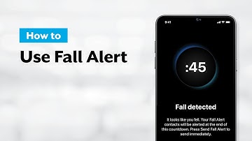 How to Use Fall Alert
