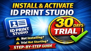 ID Print Studio Install & Trial Activation — Complete Step-by-Step Guide #idprintstudio screenshot 3