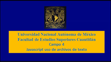 JAVASCRIPT USO DE ARCHIVOS DE TEXTO