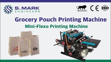 Paper Grocery Bags Printing Machine | by S Mark Engineers