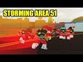 STORMING AREA 51 in Roblox Mad City