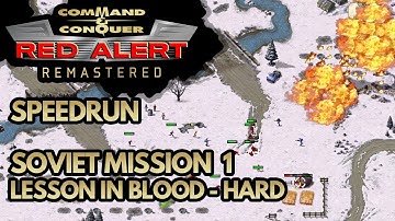 Red Alert Remastered - Soviet Mission 1 - Lesson in Blood [Hard]