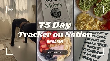 75-Day Soft Challenge Tracker Setup | English |  Notion Marketplace | Free Template