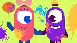 Learning Colors Superheroes Color Wrong Heads & Soccer For Kids Funny Cartoons For Children