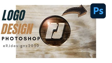 "Photoshop Tutorial I Cutting Wood Logo Text Effect"