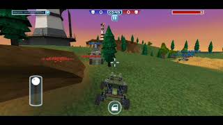 Welcome to Blocky Cars Online - online shooting games and tanks with different screenshot 1