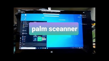 palm secner fujitsu how to work and setting