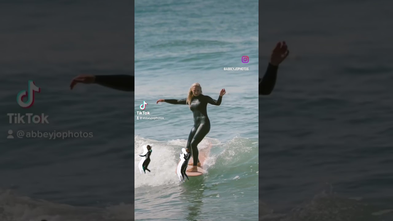 Surf photography with a fun edit 🤩🏄🏼‍♀️