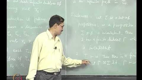 Mod-01 Lec-21 Lecture-21-Adequacy of Tableaux