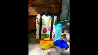 Erka &quot;Varrj velem otthon&quot; Hűtőtáska varrása (rövid videó) 👜😀❤ Coller bag DIY tutorial