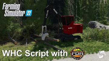 Wood Harvester Controls script with FDR Logging mods