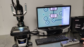 Keyence VHX-5000 Digital Microscope with VHX-S550 and VH-Z20 Lens (20x to 200x)