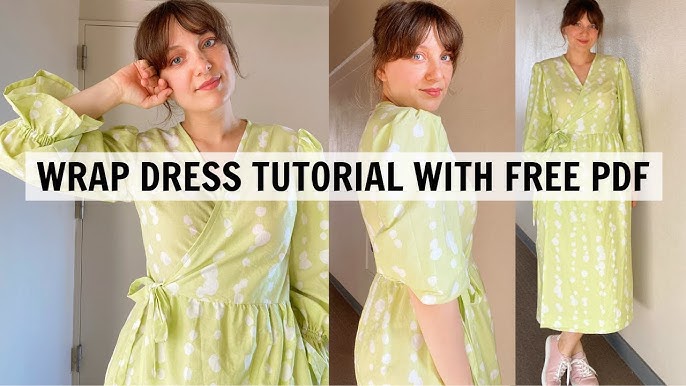 diy-wrap-dress-tutorial-with-free-printable-pattern-easy-and-beginner-friendly-youtube