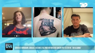 Mirlind Daku i bën premtimin live gruas se Katanës, flet për tatuazhin - Shqipëria Live 18.09.2023
