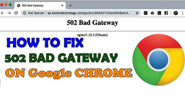 How To FIX 502 Bad Gateway Error In Google Chrome On Windows 8,10,11