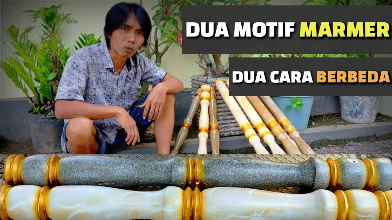 Dua cara  paling mudah membuat  motif  nuansa marmer pada  