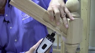 How To Connect Handrail at an Angle to a Newel Post Using the ZIPBOLT Angled Railbolt