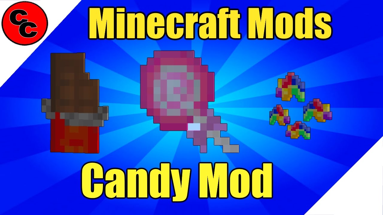 Minecraft Mods: " Candy Mod 1.11.2 " - YouTube