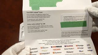 Loblaw $25 gift card