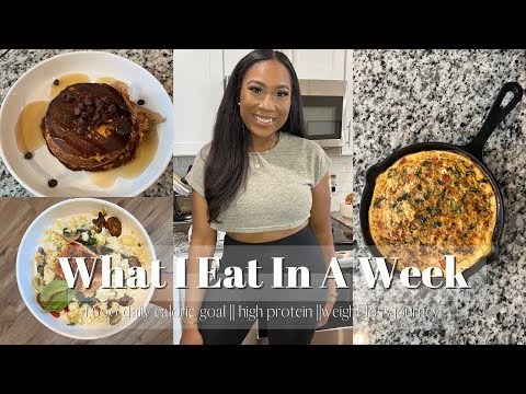 *Realistic* What I Eat In A Week | 10+ High Protein Recipes | Journey to Slim Thick | 1600 Calories