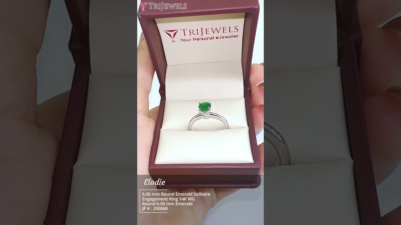 🍀 Say YES to This Emerald Beauty! 💍✨ JP- 290068