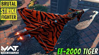 EF-2000 TIGER - New Brutal Strike Fighter 🔥 MWT :  TANK BATTLES 