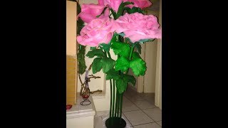 Стебли для ростовых цветов.Обработка и покраска.Diy Foam Flowers making