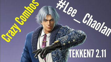 Lee chaolan Excellent comebacks maximum wallcarry combos with rage drive b2 into b1!!