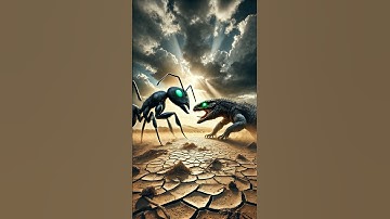 Giant Ant vs. Giant Lizard