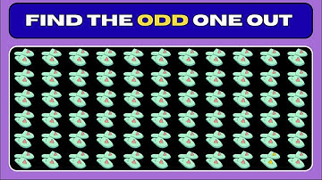 🧐 Find the Odd One Out in 5 Seconds! | Can You Beat This Challenge? 