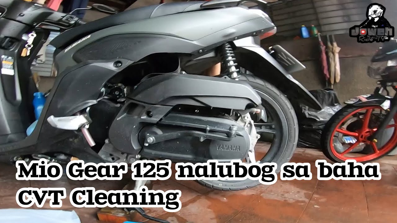 Mio Gear 125 CVT Cleaning