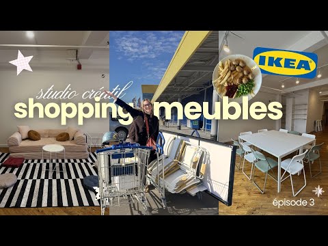 JE MEUBLE MON STUDIO CRÉATIF 🧚♀️ (ikea + déco) | épisode 3