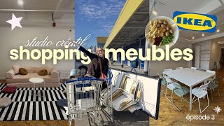 JE MEUBLE MON STUDIO CRÉATIF 🧚‍♀️ (ikea + déco) | épisode 3