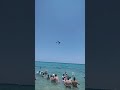USAF Boeing B-52 Stratofortress Does a nice pass over South Beach Miami