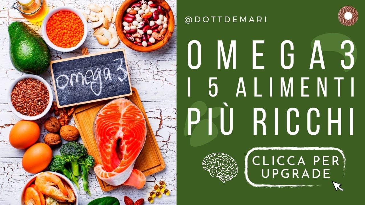 Omega 3 i 5 cibi più ricchi YouTube