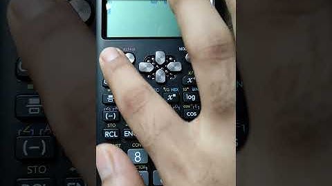 Inverse Matrix by Calculator(ক্যালকুলেটর দিয়ে Inverse ম্যাট্রিক্স)