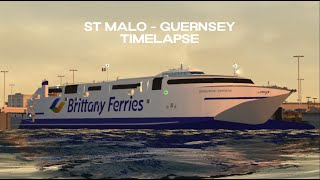 Normandie Express Timelapse St Malo - Guernsey Virtual Sailor Ng