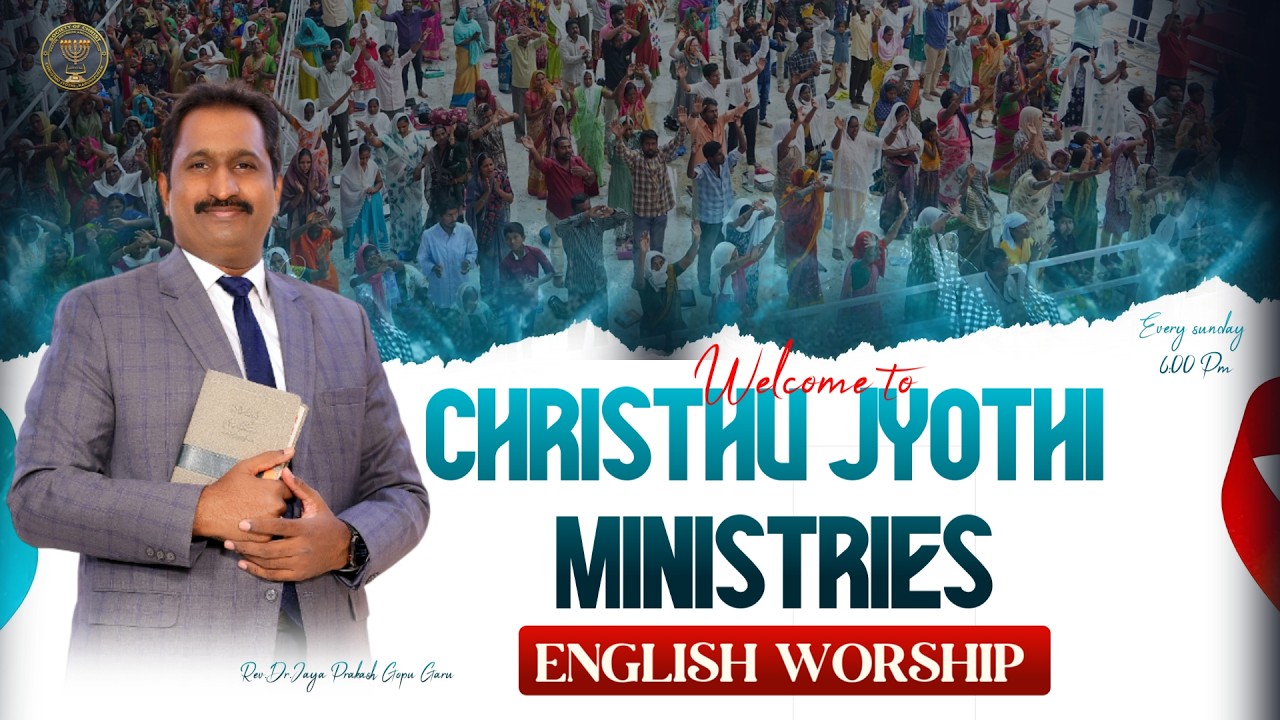 WATCH LIVE 08-03-2026 || 3rd Service - Sunday English Worship online