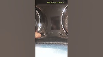 Mahindra TUV 300 Service reminder light reset #automobile #mechanic