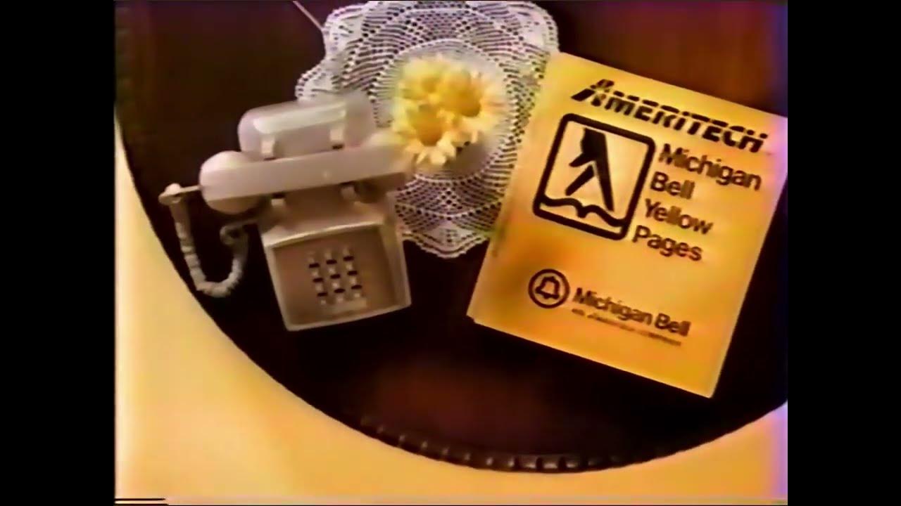 1985 Detroit Commercial Michigan Bell Ameritech Yellow Pages YouTube