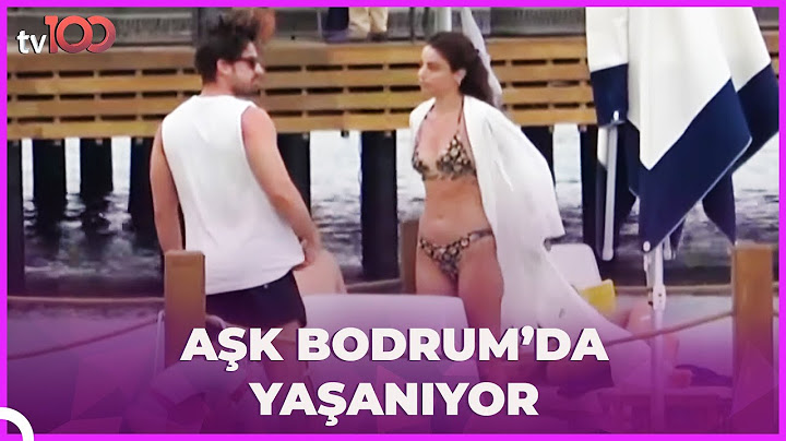 Alp Navruz ve Ayça Ayşin Turan'ın Bodrum'da aşk tatili