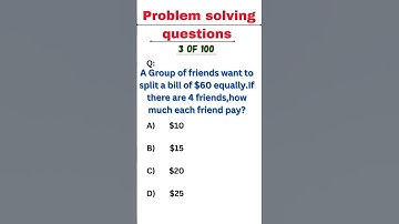 problem solving latest questions 03 of 100 #math shorts #logicalreasoning #problemsolving