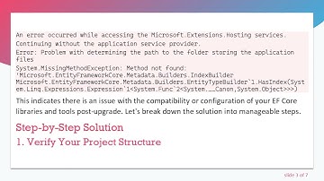 Resolving EF Core Database Migration Issues After Upgrade to 3.1