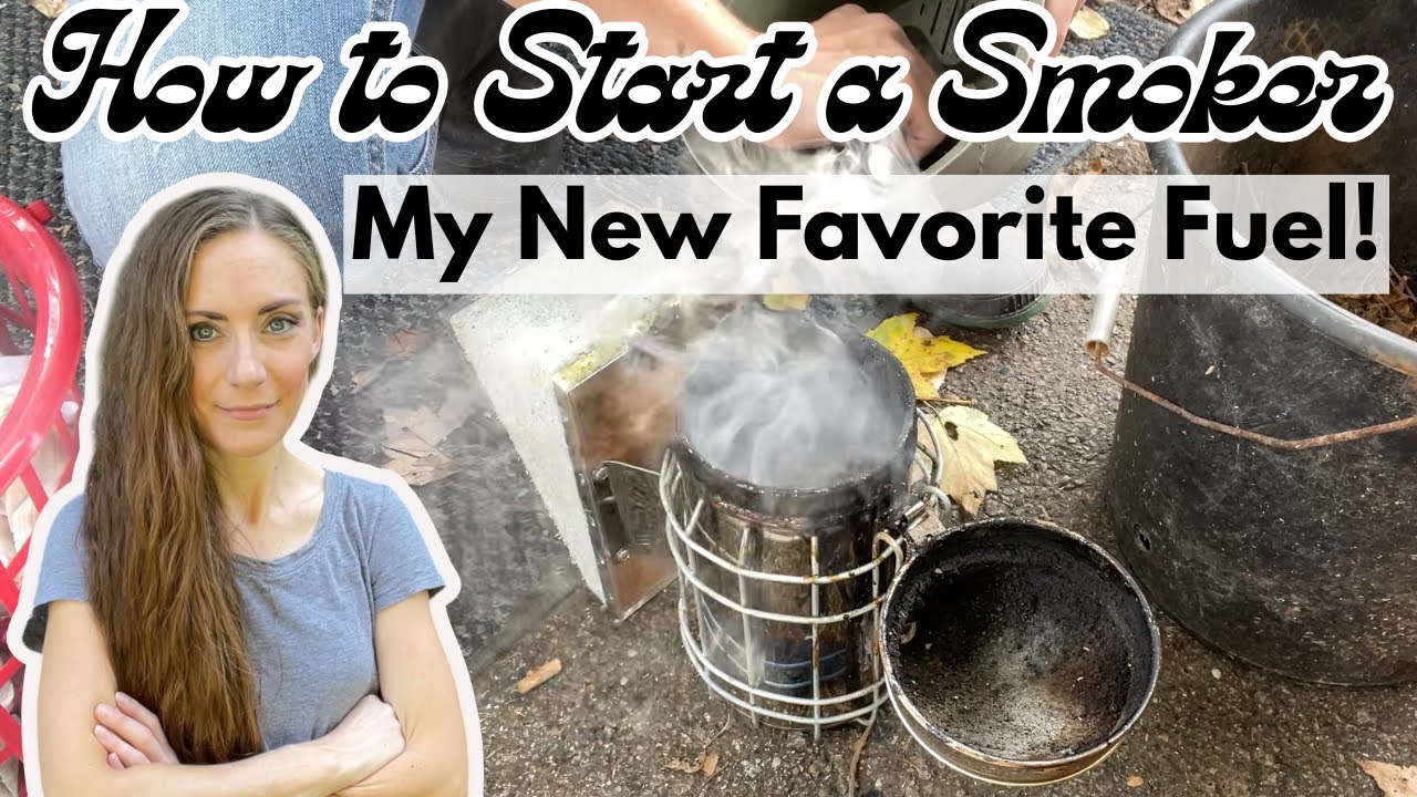 How to Start a Beekeeping Smoker + New Fuel | I’ll Never Use Anything Else!