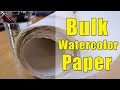 Bulk Watercolor Paper: Pros and Cons (and How to Cut It)