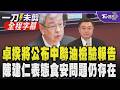 若當閣揆會為致癌油道歉? 陳建仁:謙卑是我一向做法 點「隱匿」成致癌油風暴擴大原因 柯志恩批下架太慢! 卓榮泰將公布中聯油檢驗報告｜【全程字幕】｜TVBS新聞 @TVBSNEWS01