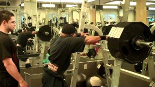 Shaun "The Giant Killer" Clarida-500lb Squats