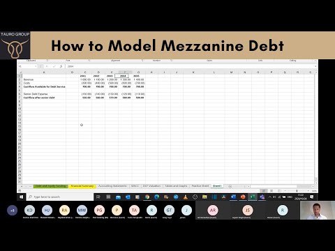 How to Model Mezzanine Facilities (Seniority and Cash Sweeps)