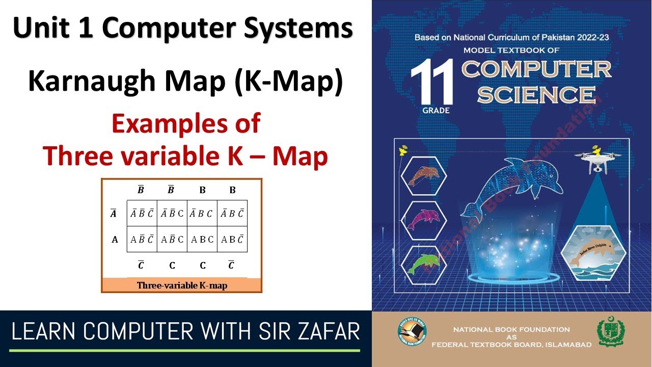 Kanu Map Computer Science Boolean Algebra: 3-Variable Karnaugh Map Examples and Solutions | 1st ...